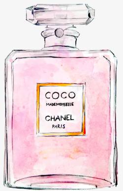 手绘公主伞图案ChanelCoco香水高清图片