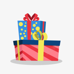 礼品盒素材彩色生日礼物矢量图高清图片