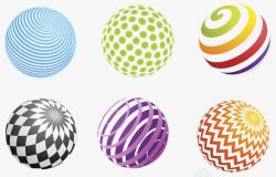 格纹斑点效果几何球形图案高清图片