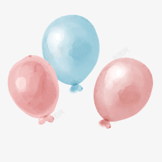 卡通小清新氢气球png免抠素材_新图网 https://ixintu.com 儿童玩耍 儿童节 卡通 小清新 广告设计 气球 氢气球 粉色 透明