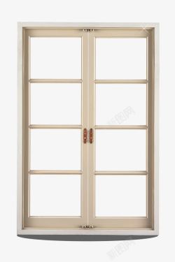 门窗艺术白色木质推拉门高清图片