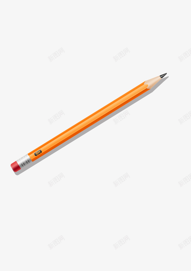学习用的铅笔psd免抠素材_新图网 https://ixintu.com 学习用品 学生 校园 铅笔