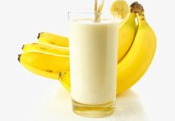 牛奶香蕉香蕉牛奶高清图片