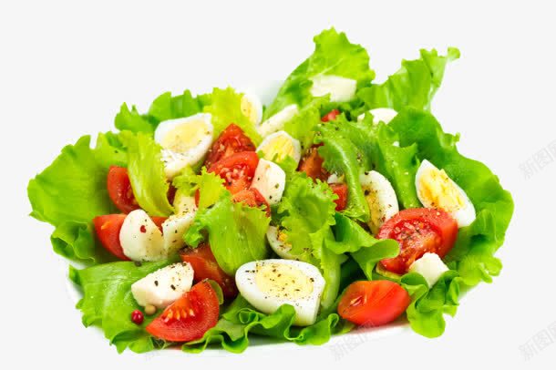 绿色沙拉营养食物png免抠素材_新图网 https://ixintu.com 绿色 营养 食物