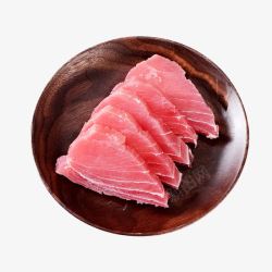 红色鱼片产品实物海鲜金枪鱼刺身高清图片