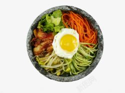 韩国特色石锅拌饭高清图片