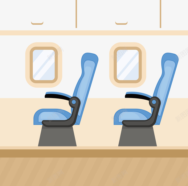 飞机上的座位矢量图eps免抠素材_新图网 https://ixintu.com 乘客座椅 安全座椅 座位 矢量座椅 矢量飞机 蓝色座椅 飞机 矢量图