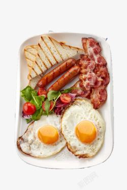 蔬菜三明治美味的早餐食物高清图片