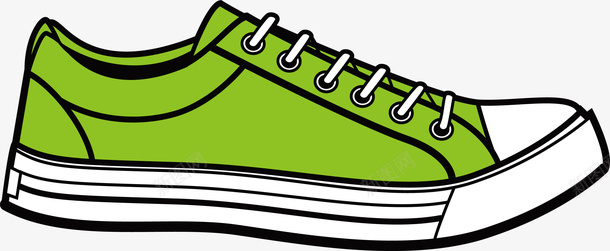 一双绿色学生帆布鞋矢量图eps免抠素材_新图网 https://ixintu.com 布鞋 帆布鞋 帆布鞋PNG 矢量帆布鞋 绿色帆布鞋 鞋子 矢量图