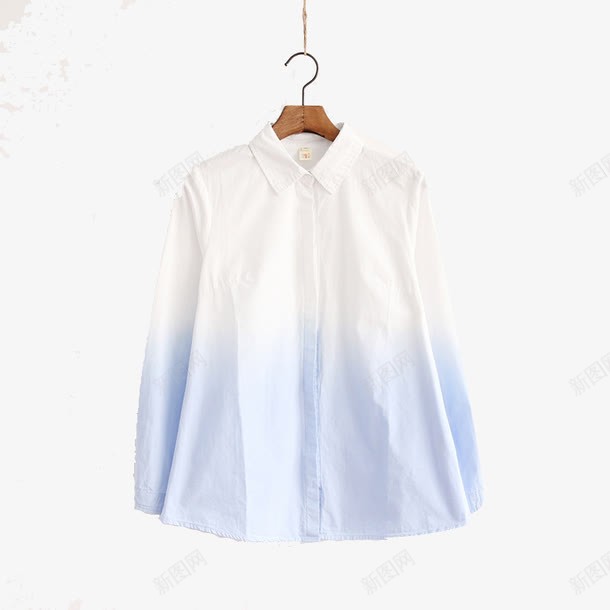 白色衬衣png免抠素材_新图网 https://ixintu.com 休闲 渐变 白色 白衬衣 衬衣