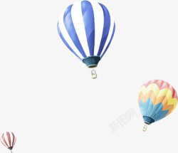 飞翔的热气球素材