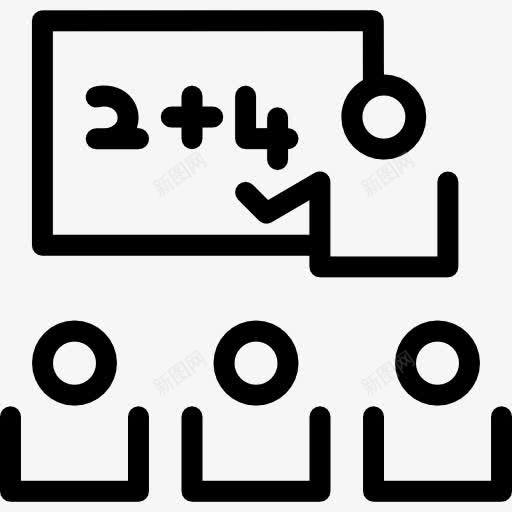 类图标png_新图网 https://ixintu.com 上课 听觉 大学 大学老师 教授 教育 讲课