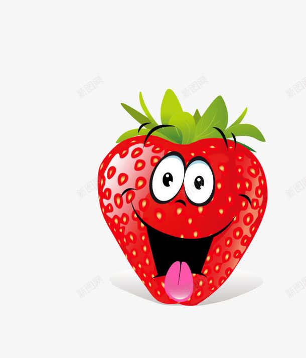 草莓png免抠素材_新图网 https://ixintu.com 卡通手绘 水果食物 画画草莓