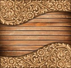 木板木台木装饰相框花纹高清图片