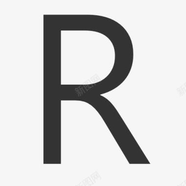 大写字母Ricon图标图标