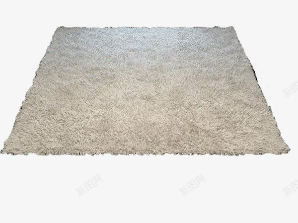 浅灰色毛绒地毯png免抠素材_新图网 https://ixintu.com 地毯 方形 毛绒 毛绒地毯 浅灰色 白色地毯