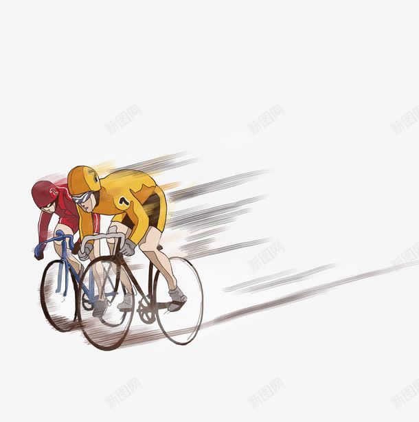自行车赛png免抠素材_新图网 https://ixintu.com 比赛 自行车 速度 骑行
