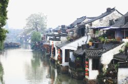 古镇旅游设计江南水乡高清图片