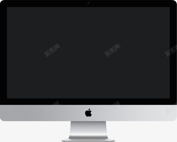 黑色苹果数码产品电脑png免抠素材_新图网 https://ixintu.com 产品 数码 电脑 苹果 黑色