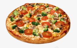 比萨pizza5香菇披萨高清图片