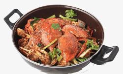 干锅螃蟹素材