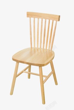 木头色原木色的家具椅子高清图片