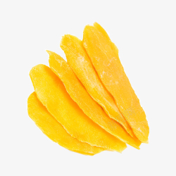 果蔬嚼片大片的芒果干高清图片