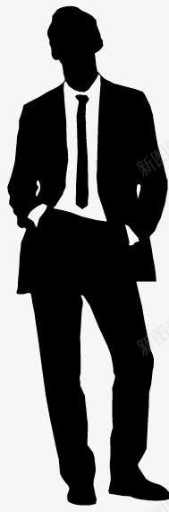 时尚男士剪影png免抠素材_新图网 https://ixintu.com 人物 剪影 服装设计 服饰 模特 潮流 男士 男模 衬衫 西服 领带