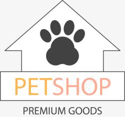 宠物logo宠物店房子LOGO图标高清图片