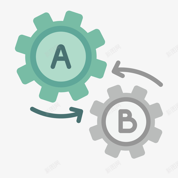 彩色齿轮衔接矢量图ai免抠素材_新图网 https://ixintu.com 商务 字母 彩色 扁平化 纹理 英文 衔接 质感 齿轮 矢量图