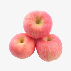 烟台味苹果产品实物鲜红水晶富士高清图片
