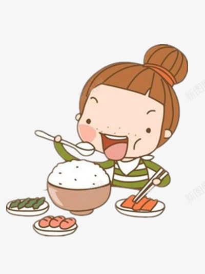 小孩会吃饭png免抠素材_新图网 https://ixintu.com 儿童 吃饭古代 吃饭表情 彩色 米饭 饭碗