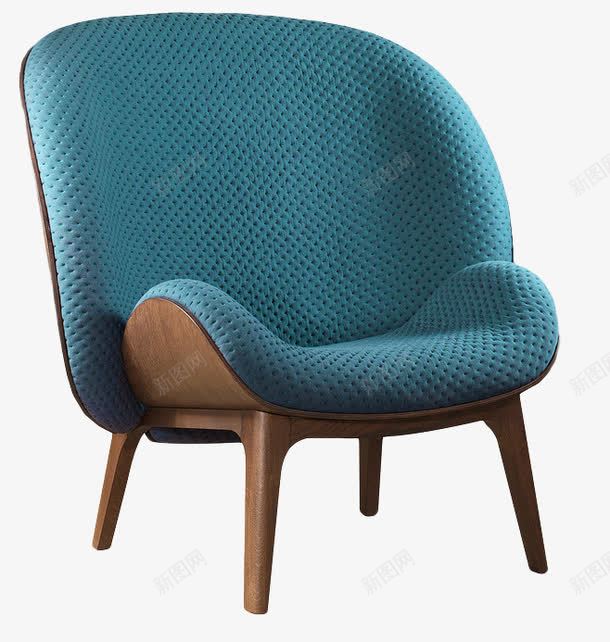 耐用沙发椅png免抠素材_新图网 https://ixintu.com 创意 卡通沙发图片 卧室场景 家居 纯色沙发 蓝色