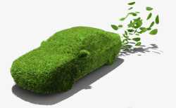 绿色环保创意汽车素材