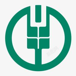 扁平化图标绿色圆形农业银行logo矢量图图标高清图片