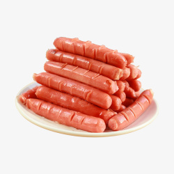 红色热狗美味火煺肠高清图片