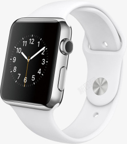 三表盘手表卡通黑白色电子手表高清图片