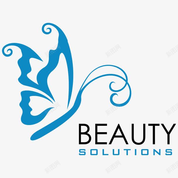 简单LOGO图标png_新图网 https://ixintu.com EPS 创意 创意logo 抽象 标志 标志图标 标签 标识 版式 蓝色 蝴蝶
