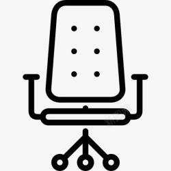 舒适的办公椅办公椅图标高清图片