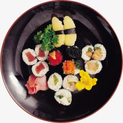 风味料理寿司拼盘高清图片