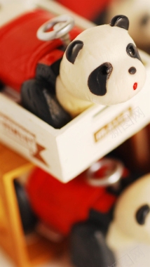 熊猫玩具H5背景背景