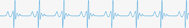 蓝色的心跳轨迹卡通矢量图ai免抠素材_新图网 https://ixintu.com 体检 心跳 生物医药 生物医药产业 生物医药展板 生物医药广告 生物医药整容 矢量图