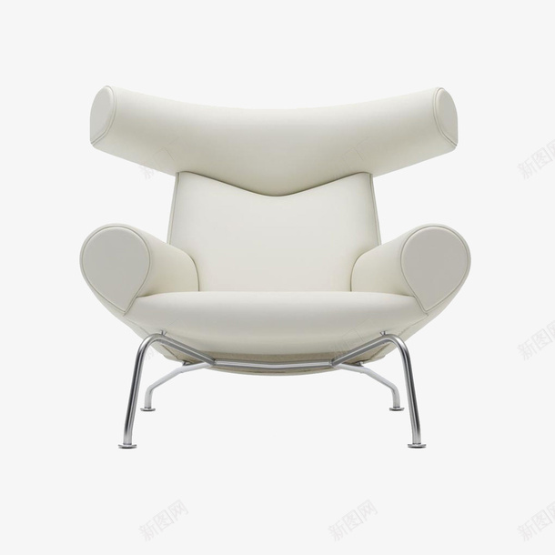 白色创意的椅子实物png免抠素材_新图网 https://ixintu.com 个性 产品实物 创新 坐位 坐席 家居 座位 时尚 现代家具 白色 皮质 简单 简约