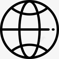 全球网格全球图标高清图片