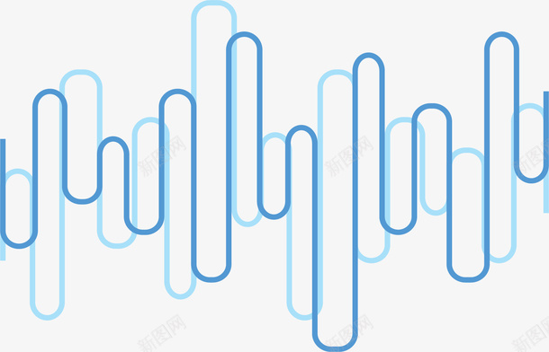 几何线条蓝色波纹矢量图ai免抠素材_新图网 https://ixintu.com 声纹 波浪线条 波纹 矢量png 蓝色波纹 蓝色线条 矢量图