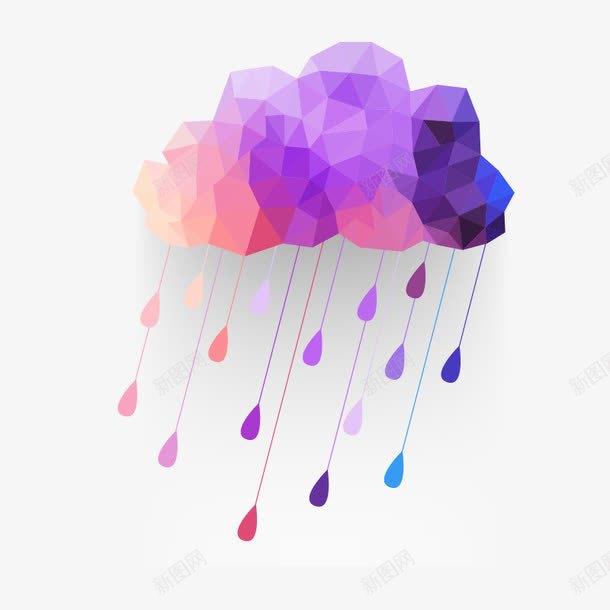 天气云朵png免抠素材_新图网 https://ixintu.com 下雨 几何图形 天气 彩云 风雨气温图