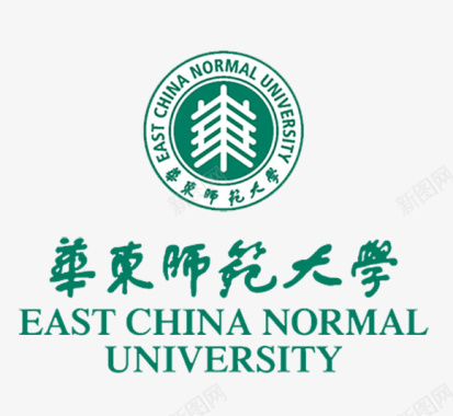 华东师范大学绿色logo图标图标