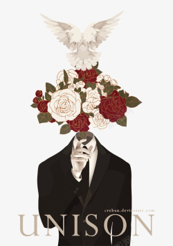 玫瑰茶壶花朵绅士高清图片