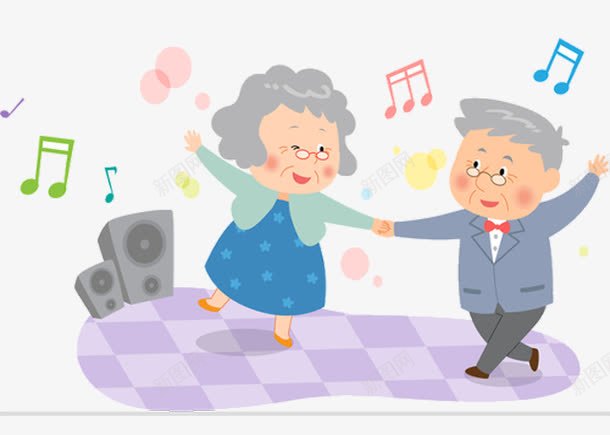 跳舞的老人png免抠素材_新图网 https://ixintu.com 年迈的母亲 时尚奶奶 老奶奶 老婆婆卡通 老爷爷 舞动 舞蹈的老人家 跳舞 运动 运动老人 锻炼 阿公 音响
