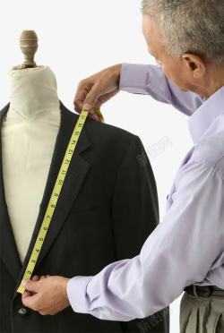 衣服测量裁缝量度衣服高清图片